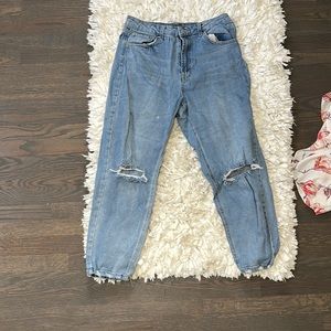 Ripped mom jeans! Size 12